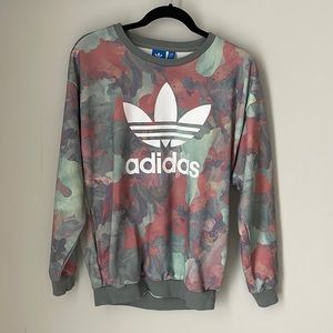 Adidas Tie Dye Crewneck Sweatshirt